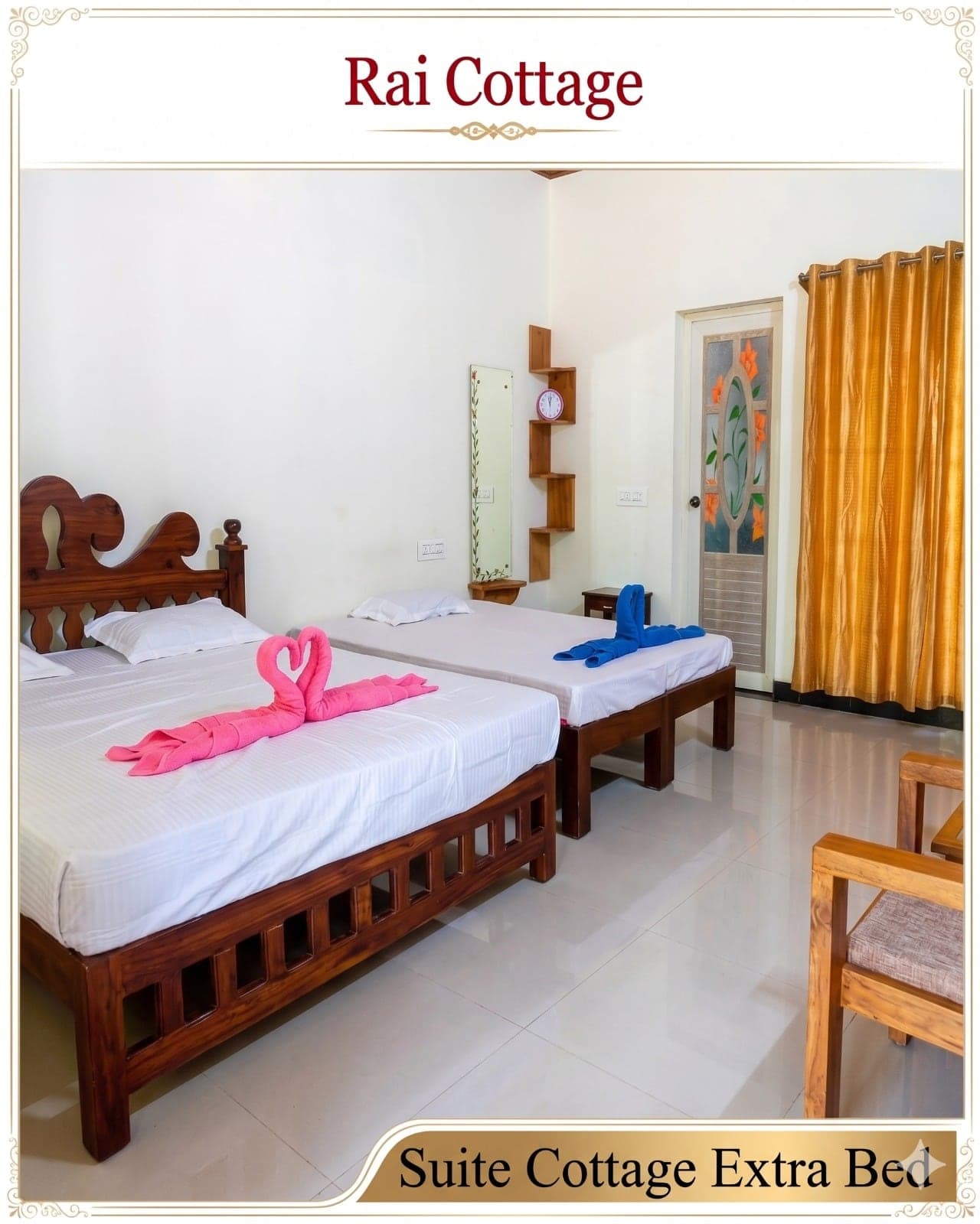 Another view of the Suite Cottage bedroom at Rai Cottage