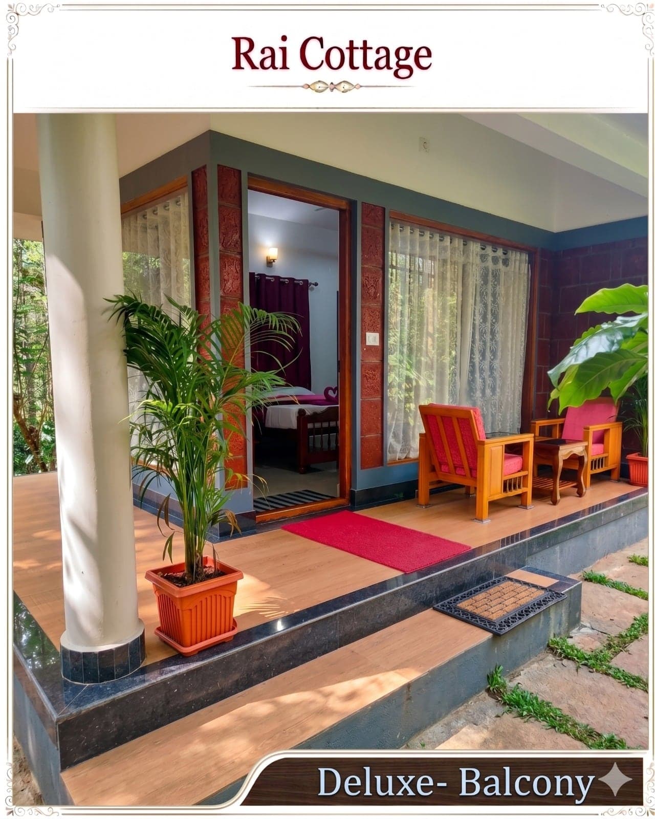 Deluxe Cottage at Rai Cottage, with its earthen tiled roof and red brick walls